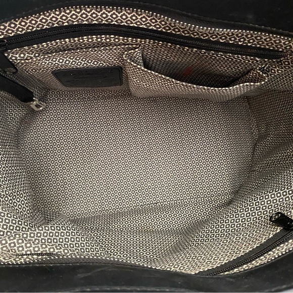 Brighton Casablanca Large Tote Black White Moroccan Everything Bag EUC - Picture 7 of 10